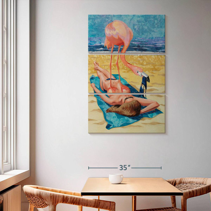 Brampt Flamingo On Sun Bather