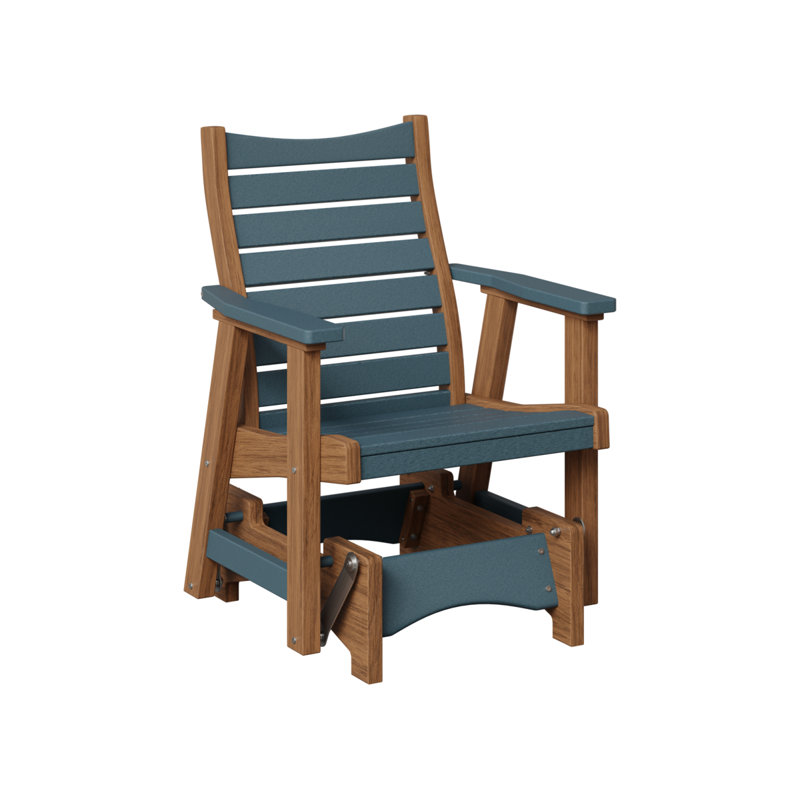 Fauteuil oscillant simple Berlin Gardens Bristol, Slate Top/Antique Mahogany Base