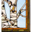 24"w X 19"h Birch Tree In Winter Stained Glass Window