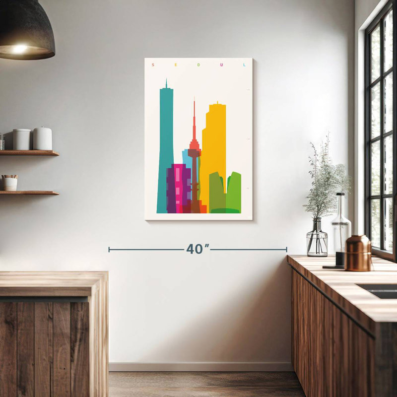 Sireci Vibrant Seoul, 36" H x 24" W
