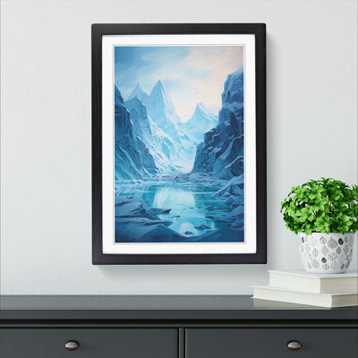 Glacier Modern - Framed Print