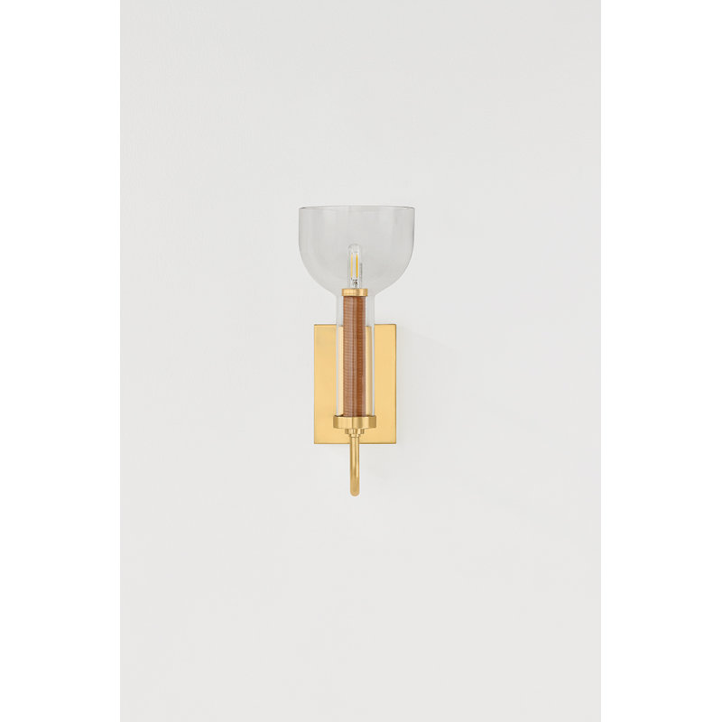 Narrowsburg Wall Sconce in Aged Brass