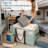 Heavy-Duty Storage And Moving Bags With Lids - Large Capacity Water-Resistant Totes For Holiday Decor, Organization, And Packing Supplies
