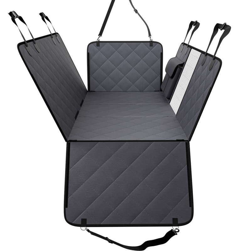 Housse de siège pour chien 54 x 24 po pour siège arrière 600D imperméable pour voitures, Grey