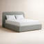 Lit plateforme tapissier avec rangement-124518475