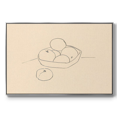 Fruit Line I, impression sur toile encadrée