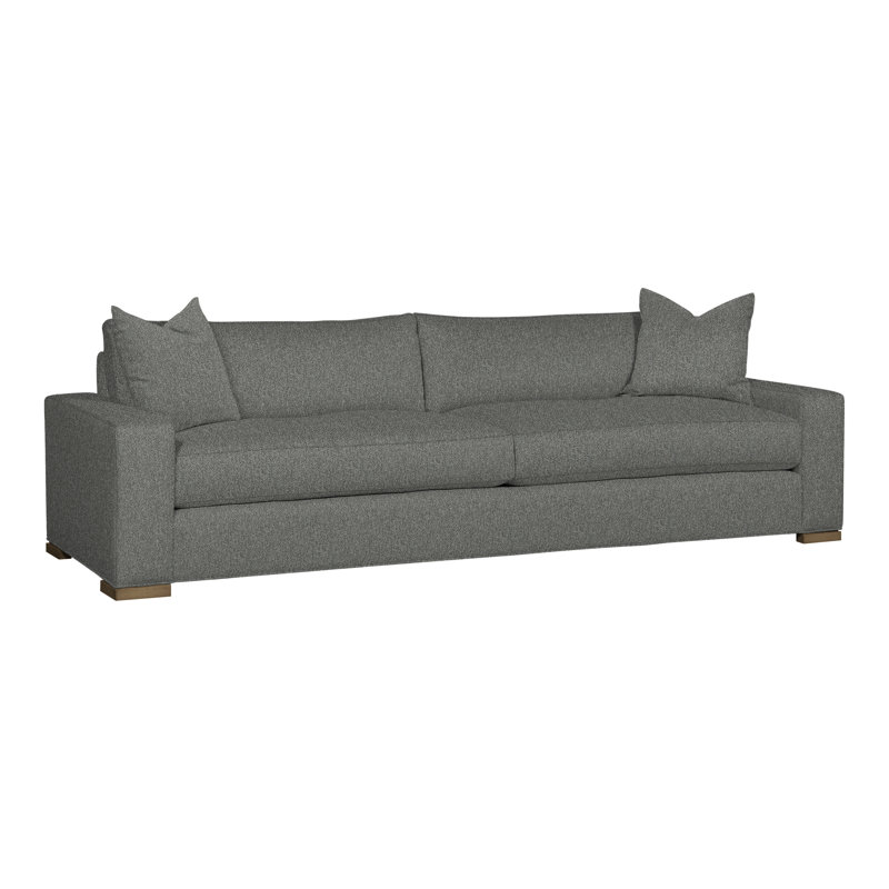 Paxton 109" Two Seat Extended Sofa, Ian Pewter, Hampton