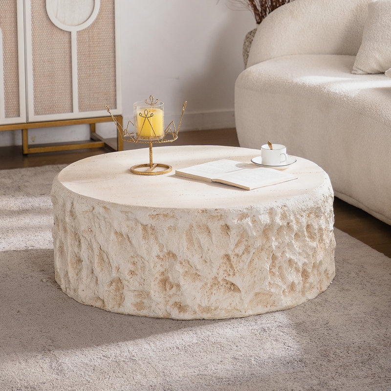 Table basse ronde Mgo Mid-Century