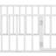 Structure de lit en métal avec clôture et porte-1299569575