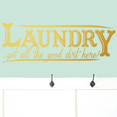 Text & Numbers Non-Wall Damaging Wall Decal