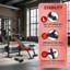 Upgraded Foldable Weight Bench With Storage Posts - 600 LBS Capacity Multi-Position Training Station