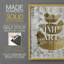 Three French Hens - Gold Leaf Holiday, reproduction encadrée - bois massif-112365498-112365499