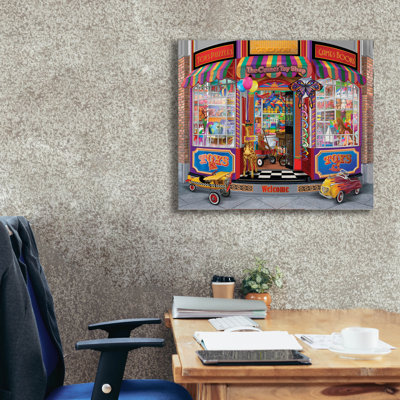 «Corner Toy Shop» par Bigelow, illustrations sur toile