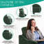 Ensemble de 2 chaises d'appoint modernes pour la chambre à coucher avec poches latérales Comfy-1561687875