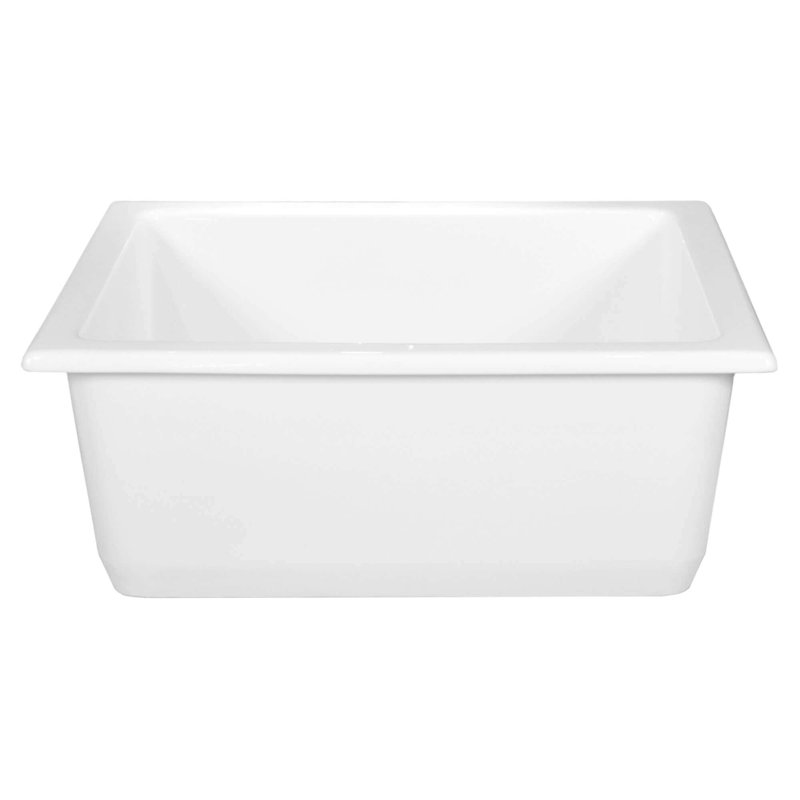 Undermount Single Bowl Fireclay Kitchen Sink