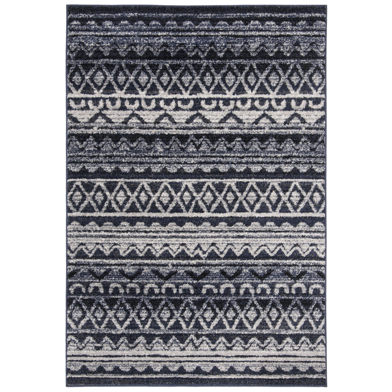 Saliba Performance Southwestern Rug, Rectangle 6' x 9'