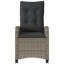 Chaise de patio inclinable avec coussins Vidaxl-164272032-164272034