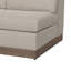Causeuse modulaire Jeni RAF, 2 coussins, 58 po, bois massif, banc-102957911