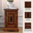 Mission Solid + Manufactured Wood Printer Stand in Mission Oak, 15-Inch