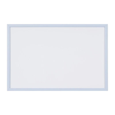 Tableau blanc magnétique effaçable à sec MasterVision, 24 po x 18 po, cadre bleu, tableau blanc décoratif pour la cuisine, le dortoir ou la salle de classe, décoration murale pour le bureau personnel