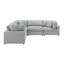 Canapé modulaire 5 pièces Hertel