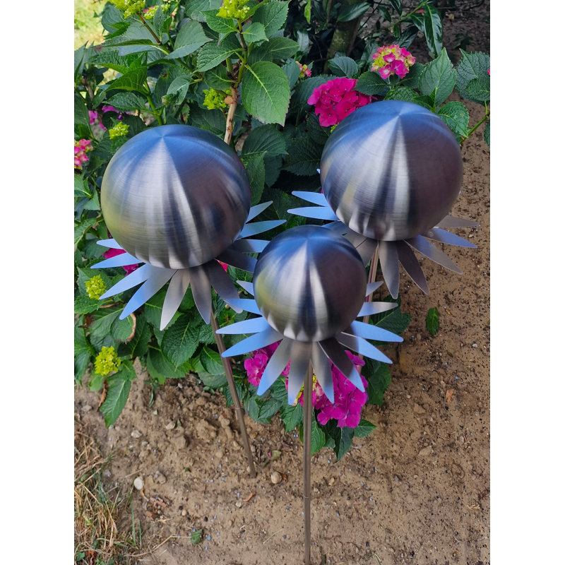 Flower Magic Milano 3 Piece Gazing Ball Set