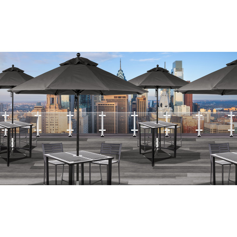 Daytona Powder Coated Steel Outdoor 30'' Bar Stool