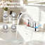 Robinet pour salle de bain à poignée double avec drain-97804580