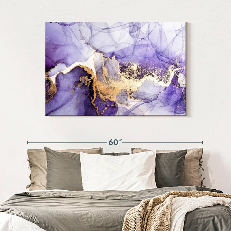 «Purple Haze», reproduction sur toile, H 32 po x l 48 po x P 1,25 po