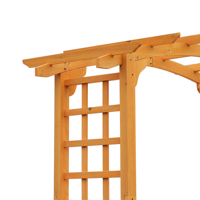 Arche avec treillis en bois