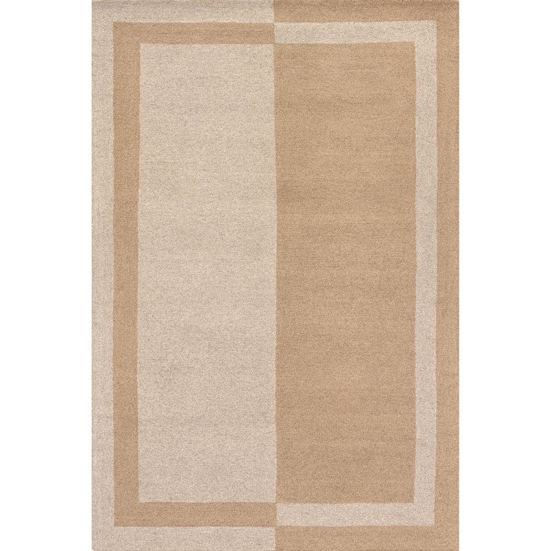 Tapis en laine à deux tons Tagahone, Rectangle 4pi x 6 pi