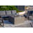 Sol Living Rocky Propane Fire Pit For Outside Outdoor Firepit Table With Internal Tank Holder Firepit Concrete Square Fire Table Patio Heater Fireplace 45,000 Btus - , 43 X 43 Inches-112206459