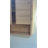 26" Wall Mounted Bathroom Storage Cabinet With Curved Edge Design, Soft-Close Doors & Open Shelf, Modern Floating Organizer For Bathroom, Laundry, Or Kitchen (White Oak / Beige)-1159399551