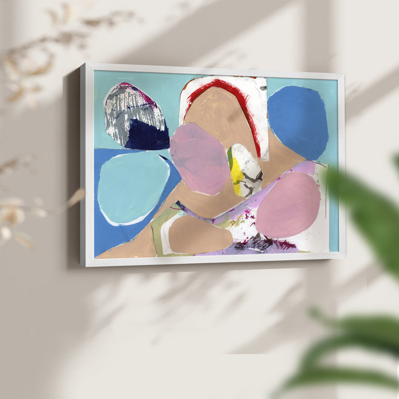 Color Trend I - Impression encadrée - Restickable, H 11 po x l 14 po, Blanc