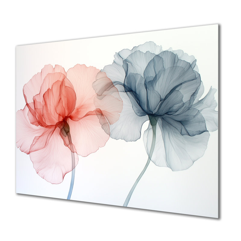 Dancing Echo Of Carnation - Floral Metal Wall Decor, Carnation Metal Print, 12" H x 20" W x 0.84" D