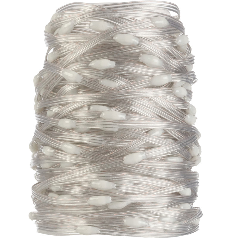 Lumières en corde à changement de couleur Josael - 200 lumières DEL 72 pi avec 10 options de couleur, télécommande, prise de 6 pi