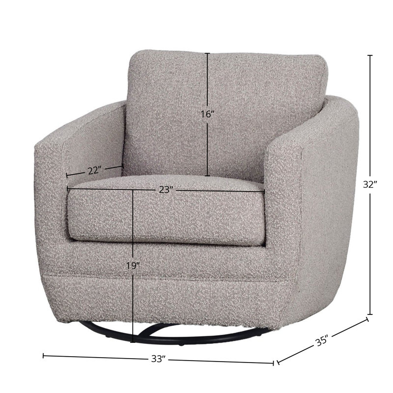 Helvi 33 de large, Mélange de polyester gris