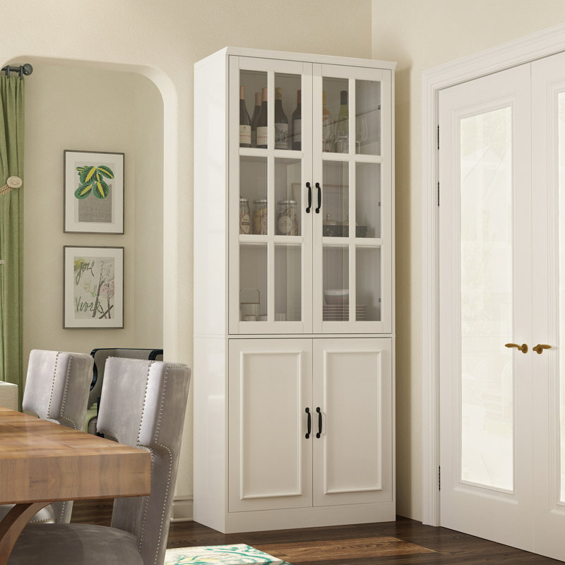 Brienne 31.5'' Wide 5 - Shelf Storage Cabinet