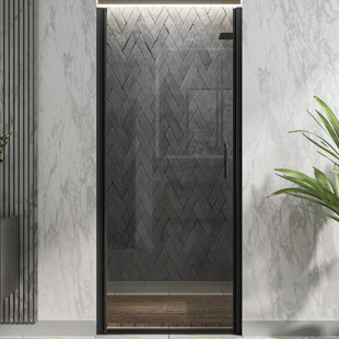 Porte de douche en verre pivotante sans cadre l 32 po x H 72 po