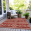 Flatweave Southwestern Indoor / Outdoor Rug-109578575