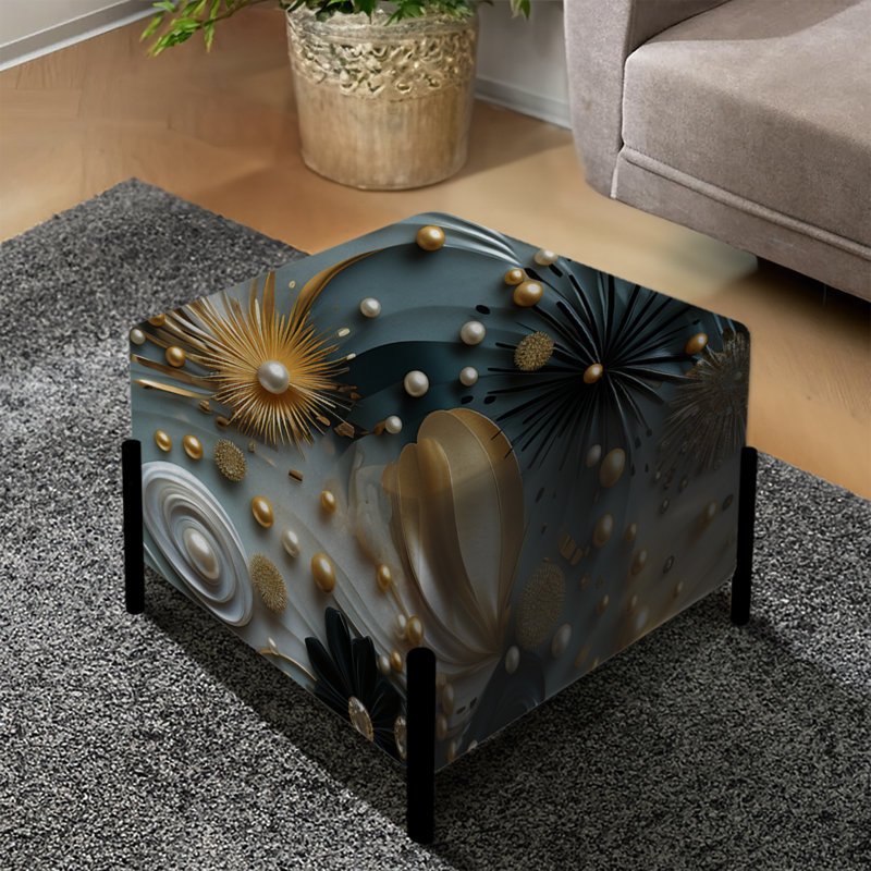 Repose-pieds doré Golden Glark Dazzle Glam