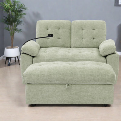 Canapés ajustables avec repose-pieds avec rangement, fauteuil inclinable moderne en bois