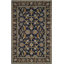Tapis oriental bleu marine en laine touffeté à la main Ferrera-57807296