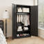 Armoire penderie en métal de 36 po de largeur avec serrure-1680780530