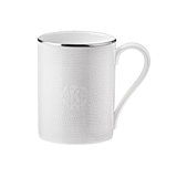 Mug Cup LIZARD PLATIN in Luxury Box diam. 2.5in, H 3.3in, cap. 12.5 oz