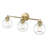Breakwater Bay Aeyla 2 Light Vanity with Clear Glass Shade-626681107-626681108