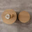 Ensemble de 2 tables basses gigognes rondes en bois pour table ronde-1652833473
