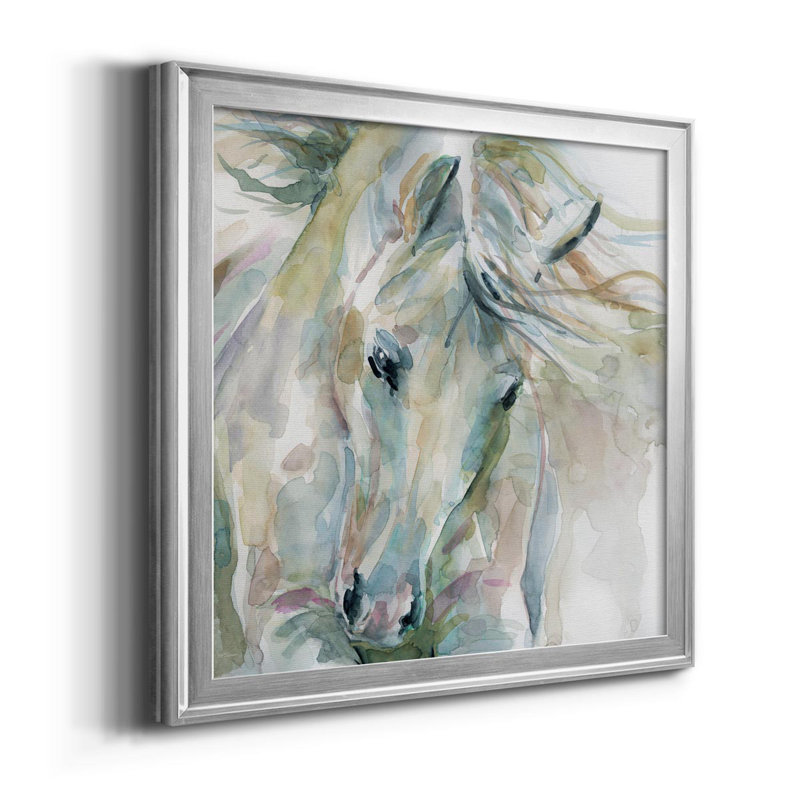 «Exuberant Spirit», reproduction d'art sur toile, H 17,5 po x l 17,5 po x P 1,5 po, Argent