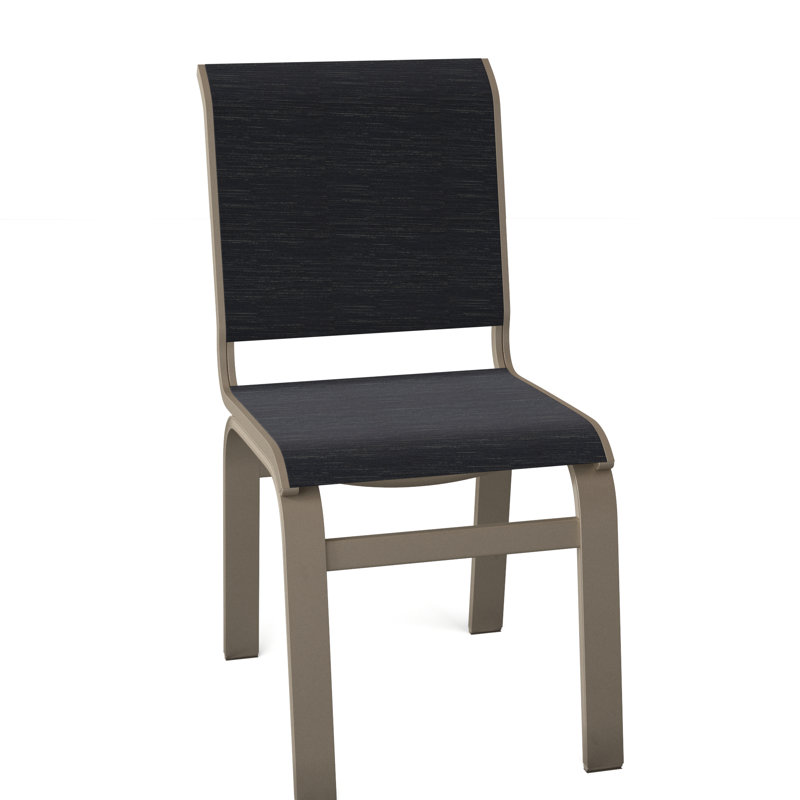 Chaise d'appoint de salle à manger Hiraku, Blanc texturé, Indigo Collect