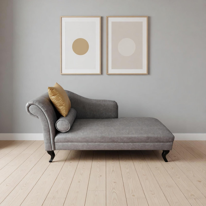 Simple chaise longue de loisir d'intérieur, Orienté vers la gauche